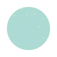 Abstract background in figure circle winter theme. Small snowflakes on a light blue background. Banner, poster design, for social networks. Vector flat illustration.