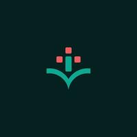 Abstract Plant Logo Icon Ideas for Hospitality vector