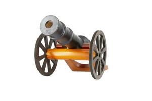 Ramadan cannon isolated on white background photo