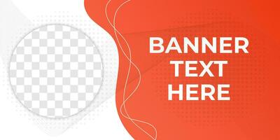 Abstract banner background design with geometric fluid and liquid line shape and gradient color with design elements vector