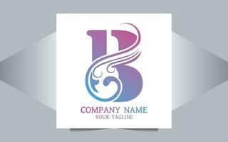 B letters logo vector design