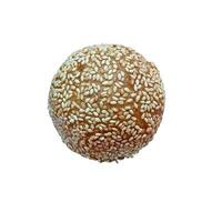 sesame ball in white background photo