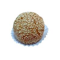 sesame ball in white background photo