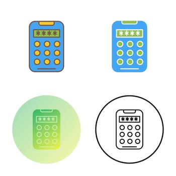 Pin Code Vector Icon