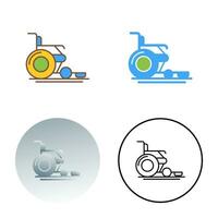 Wheel Chair Vector Icon