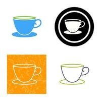 icono de vector de taza de té