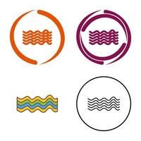 Magnetic Waves Vector Icon