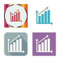 Rising Statistics Vector Icon