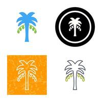 Coconut trees Vector Icon