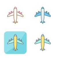 Flying Airplane Vector Icon