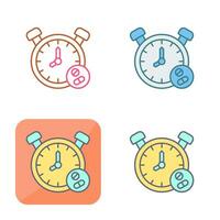 Clock Vector Icon