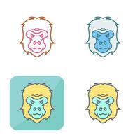 Gorilla Vector Icon