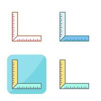 square Ruler Vector Icon