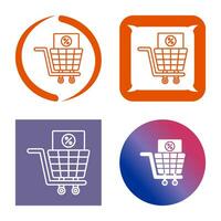 icono de vector de impuesto de compras