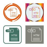icono de vector de html