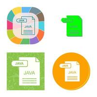 icono de vector de java