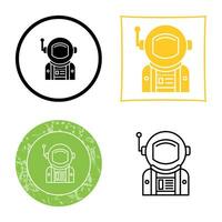 icono de vector de astronauta