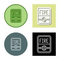 Fire Button Vector Icon