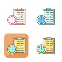 Time Planing Vector Icon