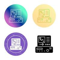 Electrocardiogram Vector Icon