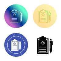 Medical Record Vector Icon