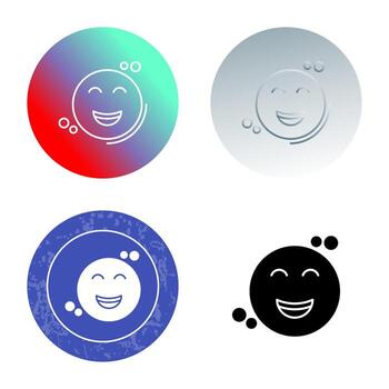 icono de vector feliz