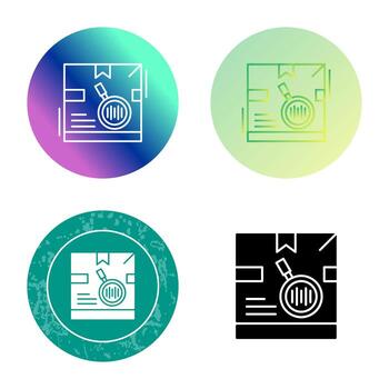 Tracking Code Vector Icon