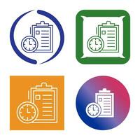 Time Management Vector Icon