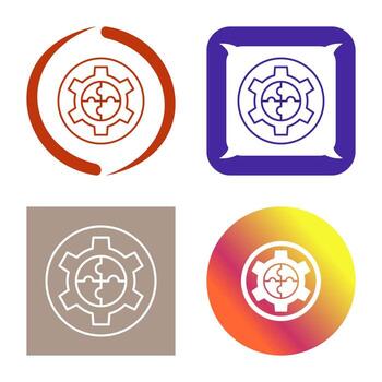 icono de vector de solución