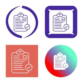 Secure Notepad Vector Icon