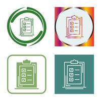 Checklist Vector Icon