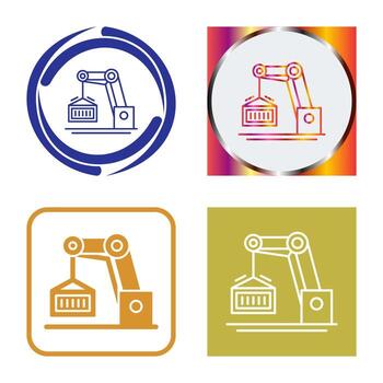 icono de vector de grúa