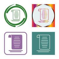 Document Vector Icon