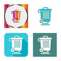 Dustbin Vector Icon