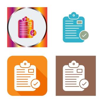 Secure Notepad Vector Icon