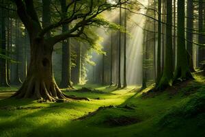 photograph - forest by james watson. AI-Generated photo