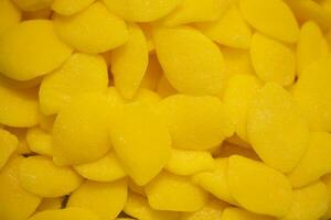 Sweets background. Bright gummy candies close-up. Close-up of colorful jujube background pattern photo
