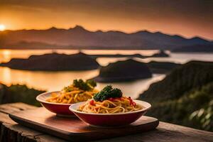 el mejor lugares a comer en taiwán generado por ai foto