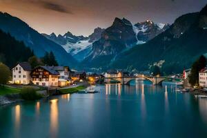 photo wallpaper mountains, the night, switzerland, the alps, the alps, the. AI-Generated