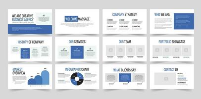 Creative Business Presentation slide layout Template. vector