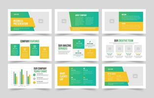 Business Presentation and Presentation Slide Layout Design. vector