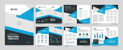 Company Brochure Template and  Corporate Bi Brochure Template vector