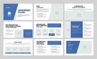 Business Plan Presentation Keynote Template Business Plan Slide Presentation vector