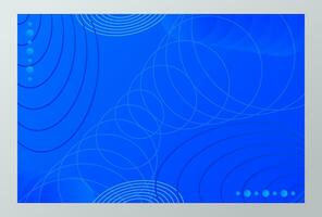 Abstract Blue Banner Background vector