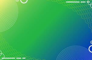 Abstract Green Gradient Banner Background vector