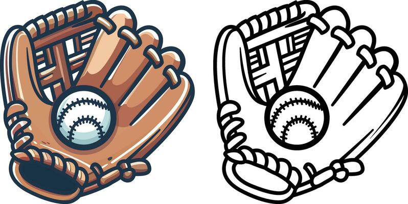 Baseball Glove Vector Art, Icons, and Graphics for Free Download for Free Printable Baseball Glove Template