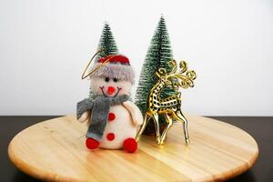christmas decoration and happy new year decoration photo
