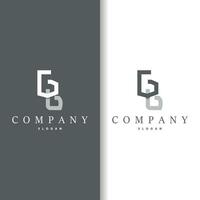 minimalista gb letra logo, bg logo marca moderno y lujo icono vector modelo elemento