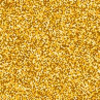 Pixel art gold background. Gold grid pattern vector