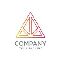 Letter A design element icon vector with creative modern concept idea